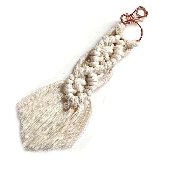 Modern Bohemian Stylish Macrame Keychains: Knotted 2 Perfection, In Every Color - Picture 6 of 16